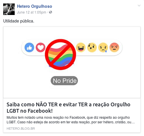 #Orgulho Hétero?